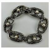 18KT Gold & Sterling Silver Konstantino Bracelet.