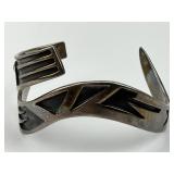 Sterling Silver Alice Platero Gemstone Bangle.