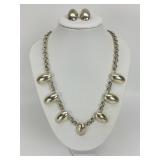3pc Sterling Silver Artie Yellowhorse Jewelry.