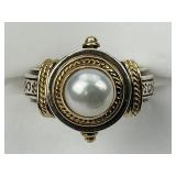 18KT Gold & Sterling Silver Konstantino Ring.