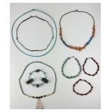 Native American Turquoise & Gem Fetish Jewelry.
