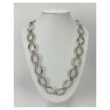 Sterling Silver & 18KT Gold Lagos Link Necklace.