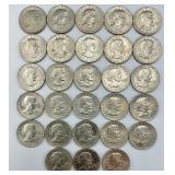 28 1979 Susan B. Anthony Dollar Coins.