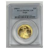 1988-P 1/2 Oz Fine Gold 25 Dollar American Eagle