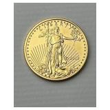2016 1/10 Fine Gold 5 Dollar American Eagle.