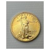 2006 1/10 Oz Fine Gold 5 Dollar American Eagle.