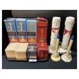 Royalite Electric Christmas Candles W/ Boxes.