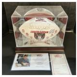 Autographed Coach Saban Retirement Football.