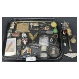 Advertising Key Chains, Emblems, Mini Cast Iron