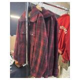 3 Menï¿½s Red Plaid Jackets.