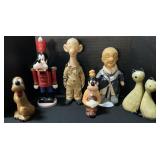 Vinyl Sad Sack & Mr. Magoo, Disney Goofy Figures.
