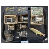 Bronson, Shakespeare, Pflueger Fishing Reels