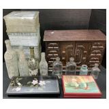 Advertising Bottles, Jewelry Boxes, Glass Blocks.