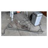 Wrought Iron Bicycle Planter Stands, Shepards