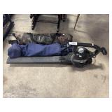 (2) Canvas Camping Chairs, Toto Elec. Blower.