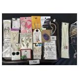 Costume Jewelry, Necklaces, Hair Berets, Earrings.