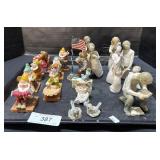 Enesco Disney Figures, Willow Tree Angels.