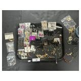 Lot Of Costume Jewelry, Earrings.