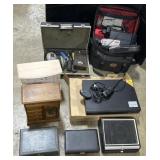 Techsonics Son-Tector, Camcorder, Jewelry Boxes.