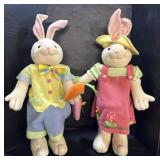 2 Plush Bunnies.