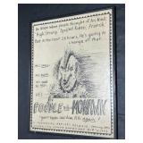 1982 Poodle With A Mohawk Poster.