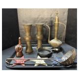 Middle Eastern Vases & Teapot, Country Wall Stars.