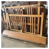 Oak Slatted Bed Frame.
