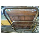 Vtg Steel Bedframe.
