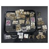 Costume Jewelry, Earrings, Bracelet.