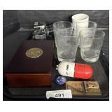 Norfolk Southern Glasses, Minolta Camera, Mouse