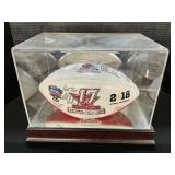 Autographed Saban Alabama Championship Football.