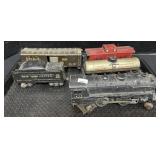 Model Train Engine Storage Cars.
