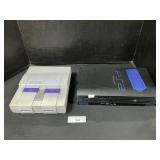 Super Nintendo & PlayStation 2 Consoles.
