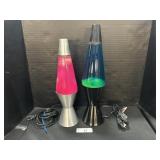 2 Lava Lamps.