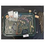 Costume Jewelry, Necklaces, Earrings, Bracelet,
