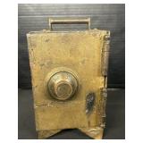 Vintage Small Metal Combination Locking Safe