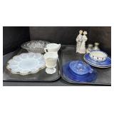 Lladro Glass Wedding Figures, EAPG Glass.