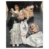 Halloween Decoration Figures, Heads.