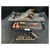 Stanley Wood Planes, Clamp, Screwdriver.