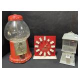 2 Gumball Machines, Dice Clock.