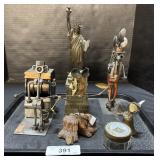 Hand Crafted Metal Scrap Sculptures.