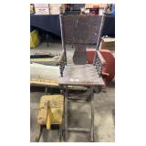 Ornate High Chair & Rocking Duck.