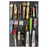 Advertising Beer Tap Handles, Budweiser, Coors.