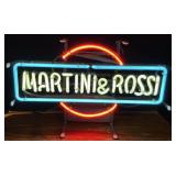 Advertising Martini & Rossi Neon Sign.
