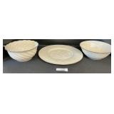 Lenox Fruit Of Life Platter & Bowls.