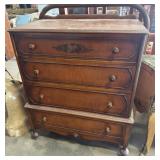 Berkley & Gay Ornate Burl Wood Chest Of Drawers.