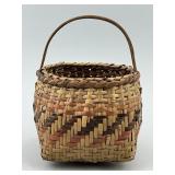 Cherokee River Cane Gathering Basket.