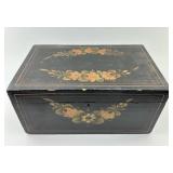 Pa Dutch Folk Art Painted Document Box.