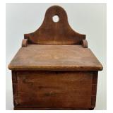 Wooden Dovetail Salt Box.