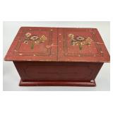 PA Dutch Folk Art Painted Box.